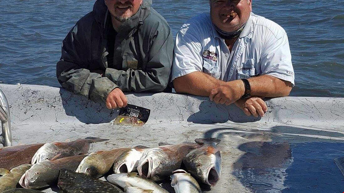 Awesome weather here in February and great fishing.