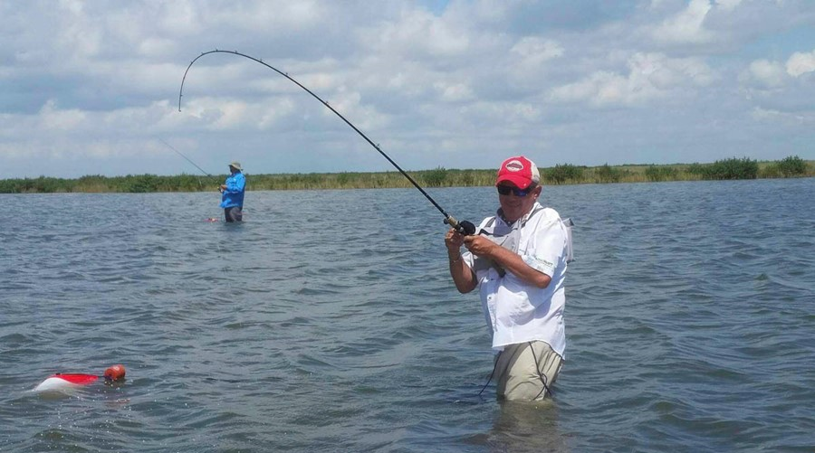 Getting wild wade fishing