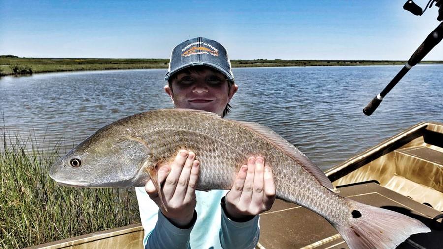 Airboat Red Fishing