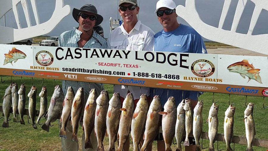 Redfish limits and keeper Trout